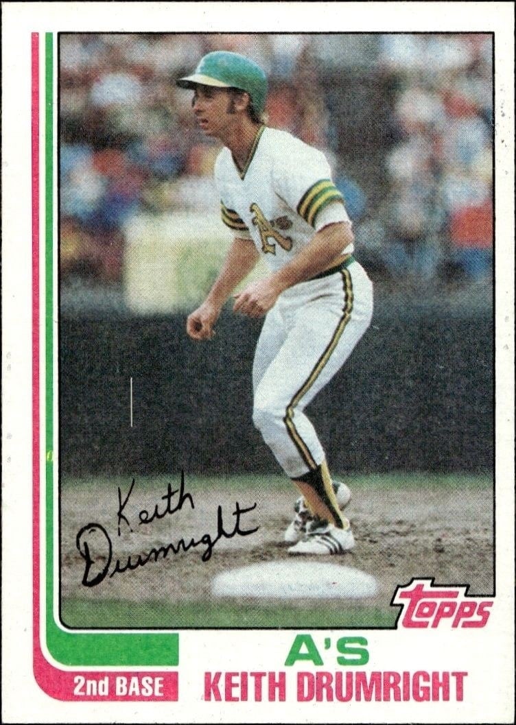 1982 Topps Keith Drumright #673 trading card