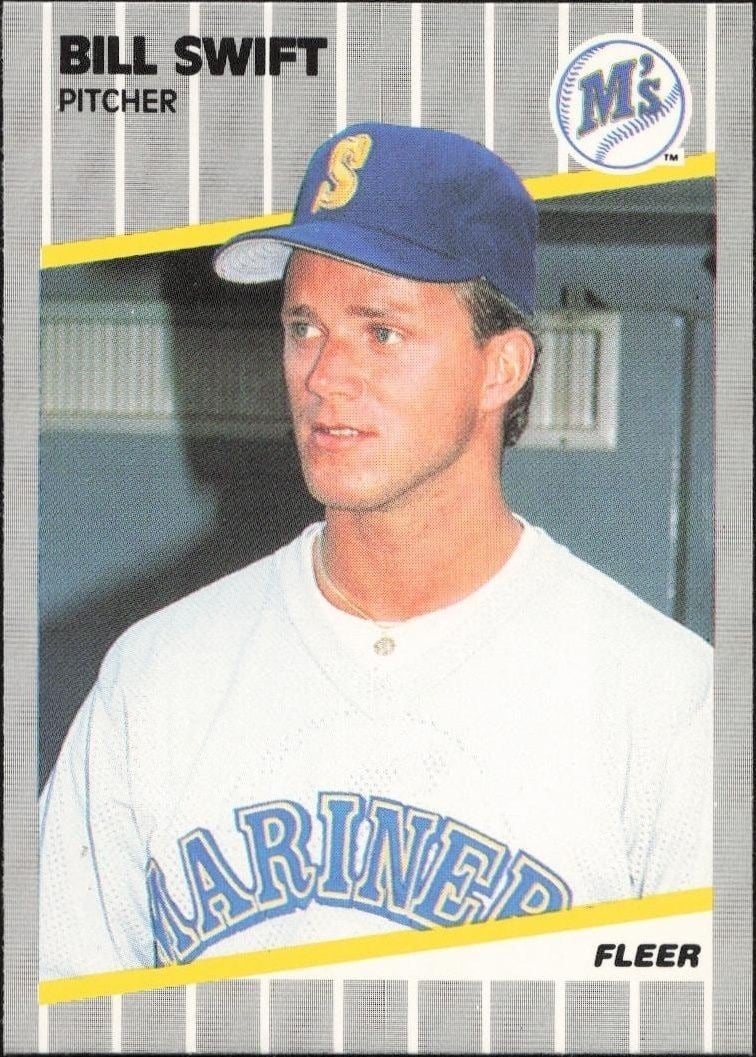 Bill Swift 1989 Fleer #560 Baseball Trading Card - Front 1989 Fleer Bill Swift #560 baseball trading card front