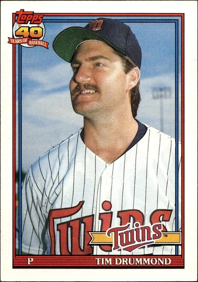 1991 Topps Tim Drummond #46 trading card