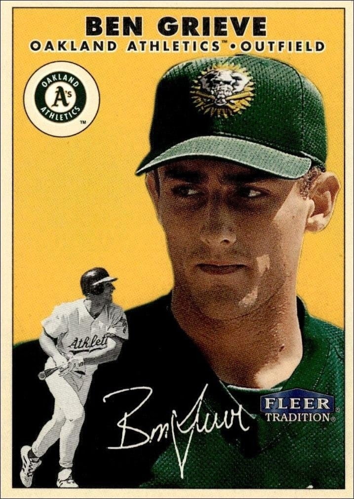 Ben Grieve 2000 Fleer Tradition Glossy #237 Baseball Trading Card - Front 2000 Fleer Tradition Glossy Ben Grieve #237 baseball trading card front