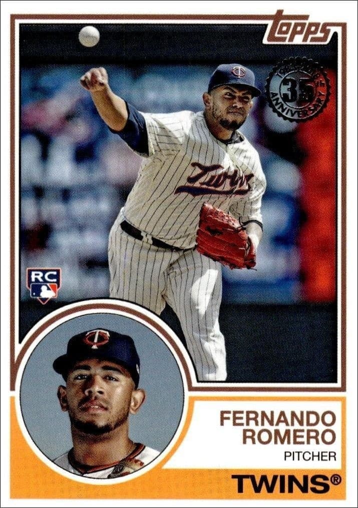 2018 Topps Update Fernando Romero #83-50 trading card