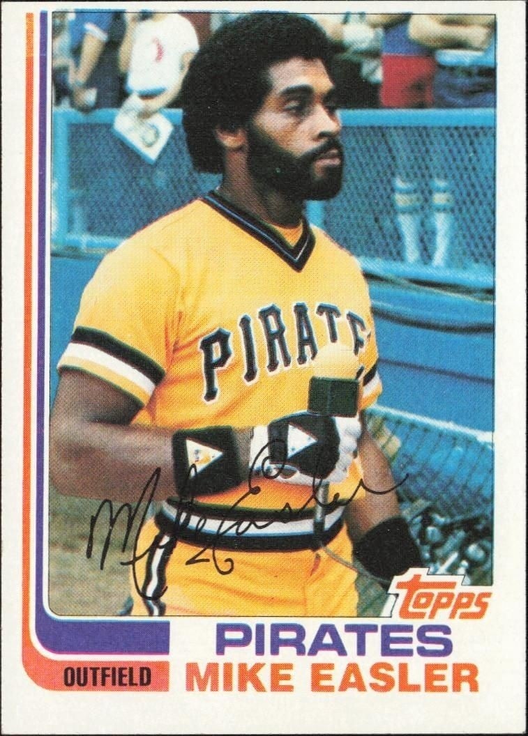 Mike Easler 1982 Topps #235 Baseball Trading Card - Front 1982 Topps Mike Easler #235 baseball trading card front