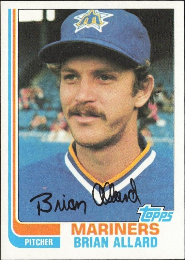 1982 Topps Brian Allard #283 trading card