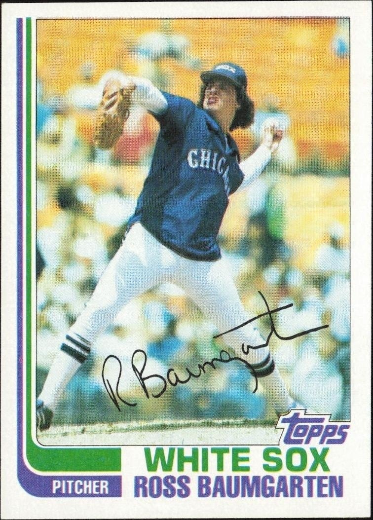 Ross Baumgarten 1982 Topps #563 Baseball Trading Card - Front 1982 Topps Ross Baumgarten #563 baseball trading card front