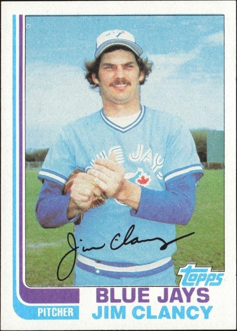 Jim Clancy 1982 Topps #665 Baseball Trading Card - Front 1982 Topps Jim Clancy #665 baseball trading card front