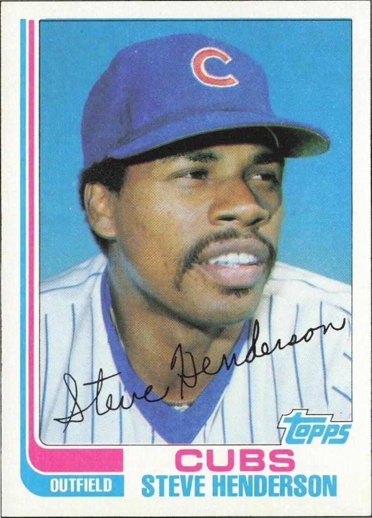 Steve Henderson 1982 Topps #89 Baseball Trading Card - Front 1982 Topps Steve Henderson #89 baseball trading card front