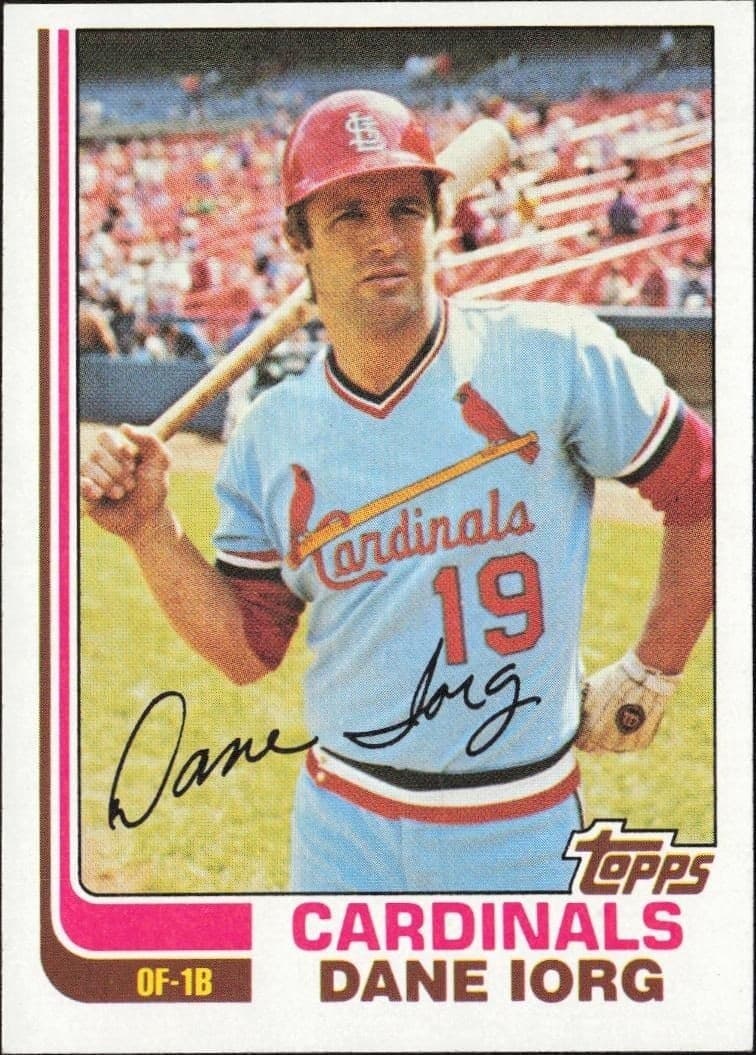 1982 Topps Dane Iorg #86 trading card
