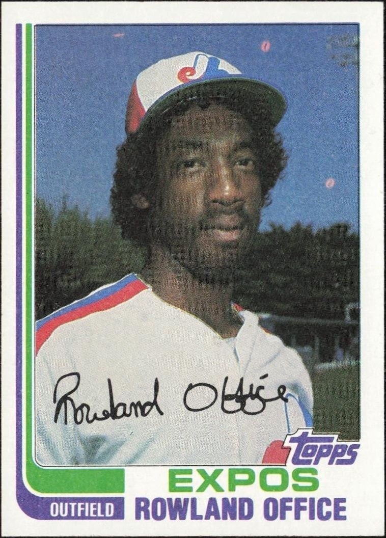 Rowland Office 1982 Topps #479 Baseball Trading Card - Front 1982 Topps Rowland Office #479 baseball trading card front