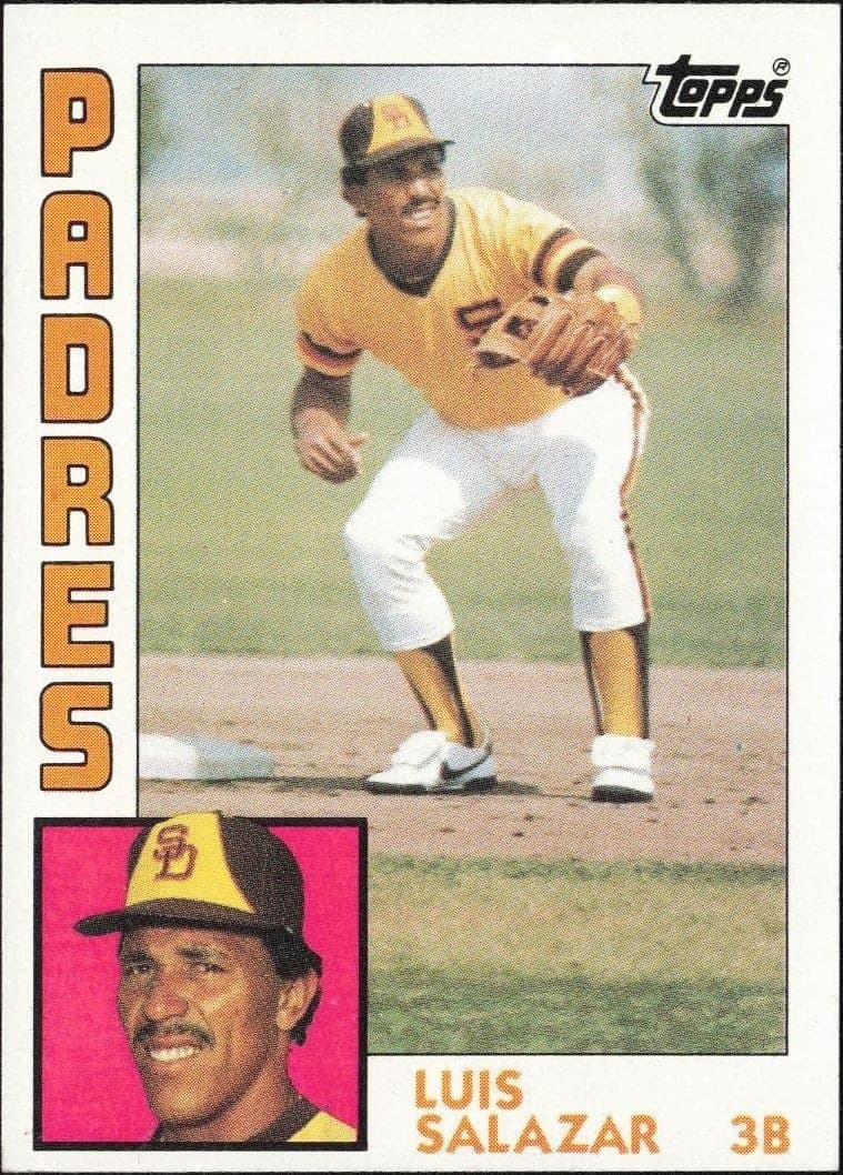 1984 Topps Luis Salazar #68 trading card