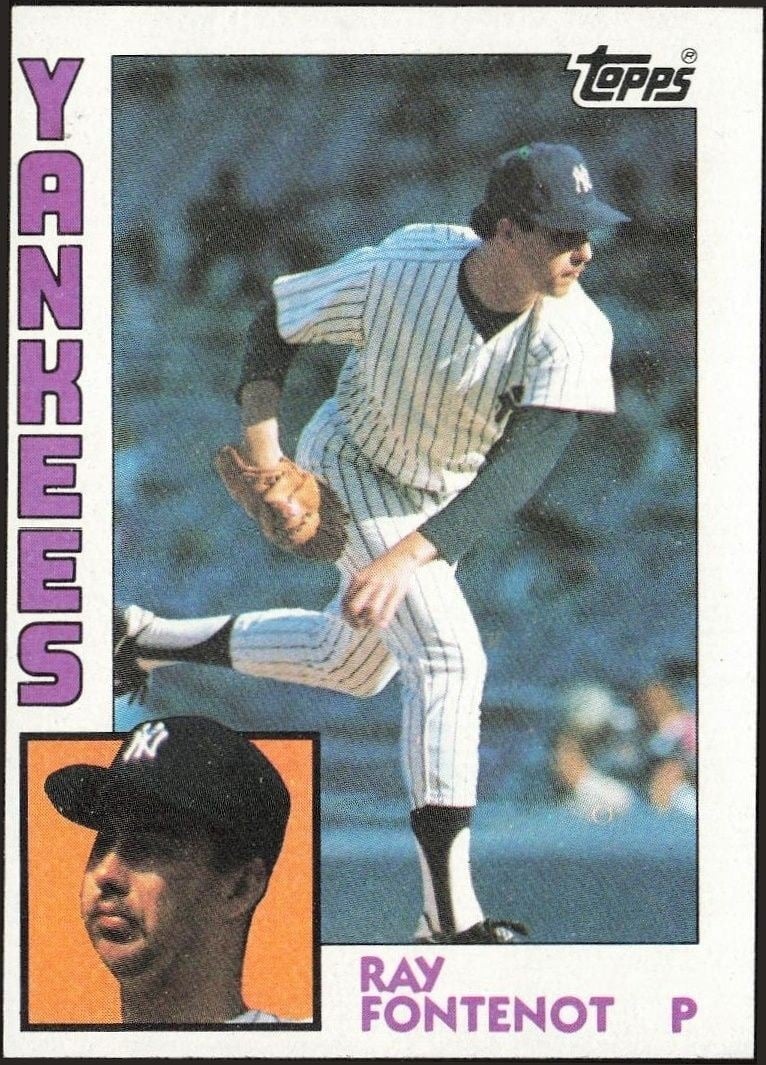 Ray Fontenot 1984 Topps #19 Baseball Trading Card - Front 1984 Topps Ray Fontenot #19 baseball trading card front