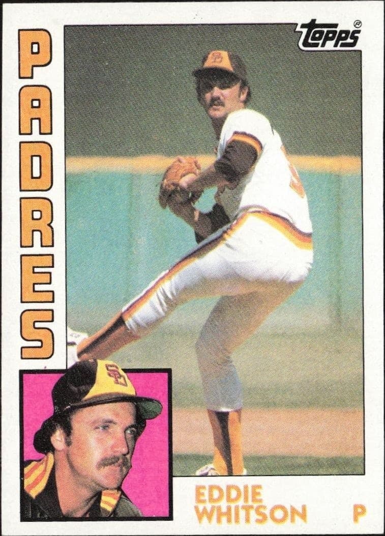 1984 Topps Eddie Whitson #277 trading card