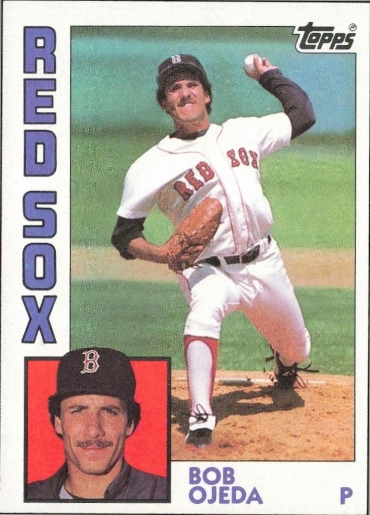 Bob Ojeda 1984 Topps #162 Baseball Trading Card - Front 1984 Topps Bob Ojeda #162 baseball trading card front