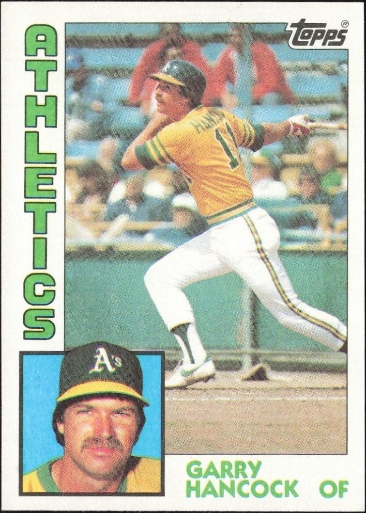 Garry Hancock 1984 Topps #197 Baseball Trading Card - Front 1984 Topps Garry Hancock #197 baseball trading card front