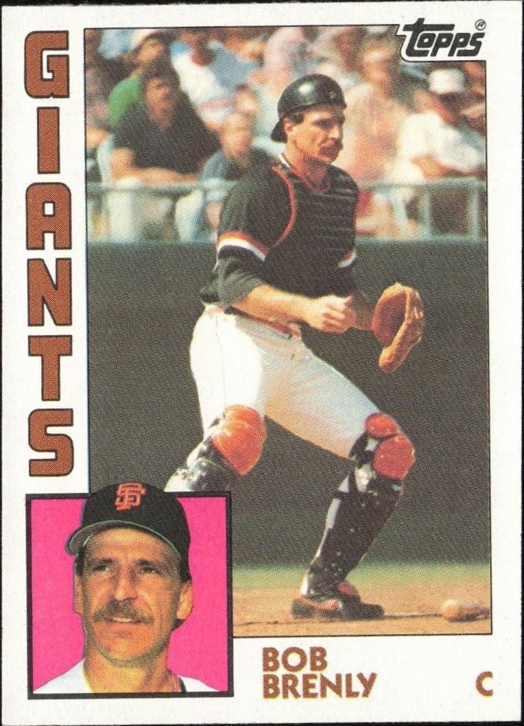 Bob Brenly 1984 Topps #378 Baseball Trading Card - Front 1984 Topps Bob Brenly #378 baseball trading card front