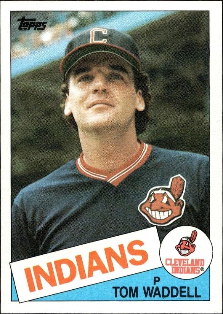 1985 Topps Tom Waddell #453 trading card