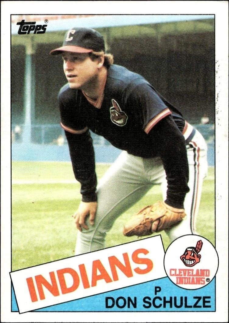1985 Topps Don Schulze #93 trading card