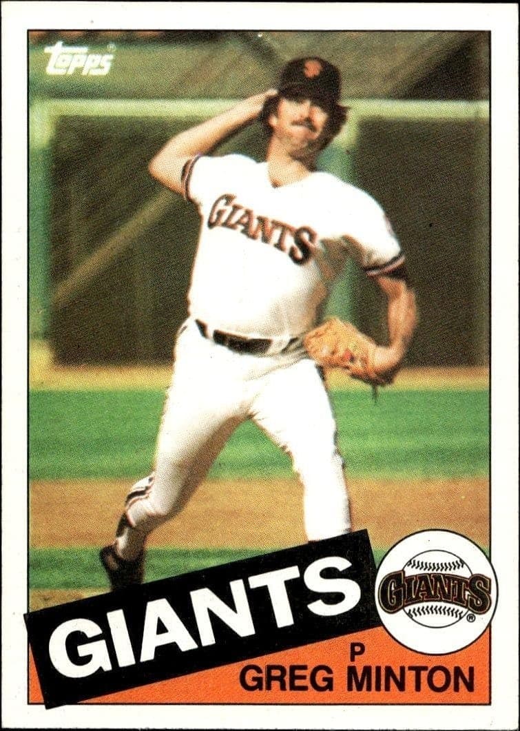 1985 Topps Greg Minton #45 trading card