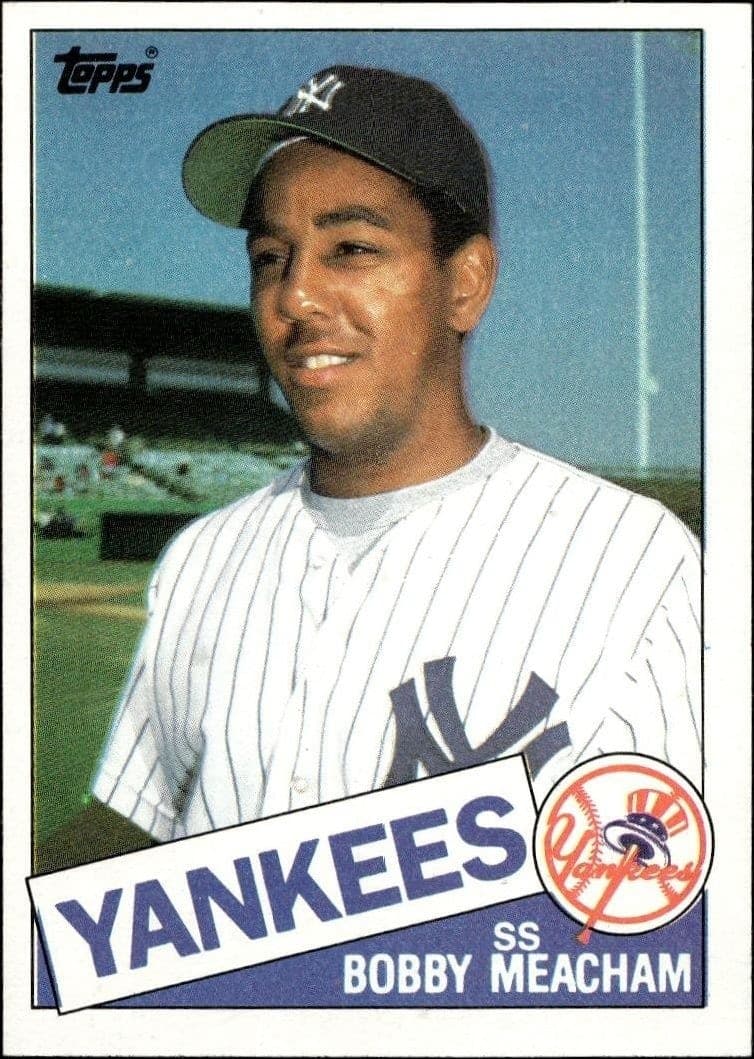 1985 Topps Bobby Meacham #16 trading card