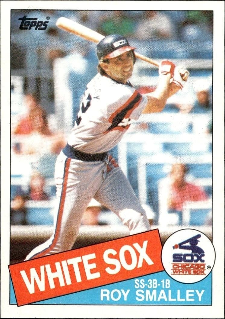 Roy Smalley 1985 Topps #26 Baseball Trading Card - Front 1985 Topps Roy Smalley #26 baseball trading card front