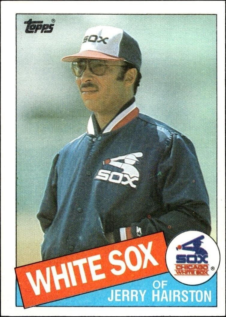 1985 Topps Jerry Hairston #596 trading card