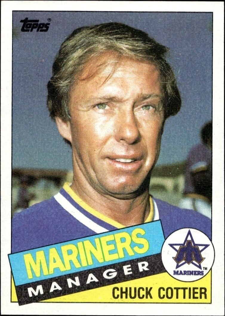 1985 Topps Chuck Cottier #656 trading card
