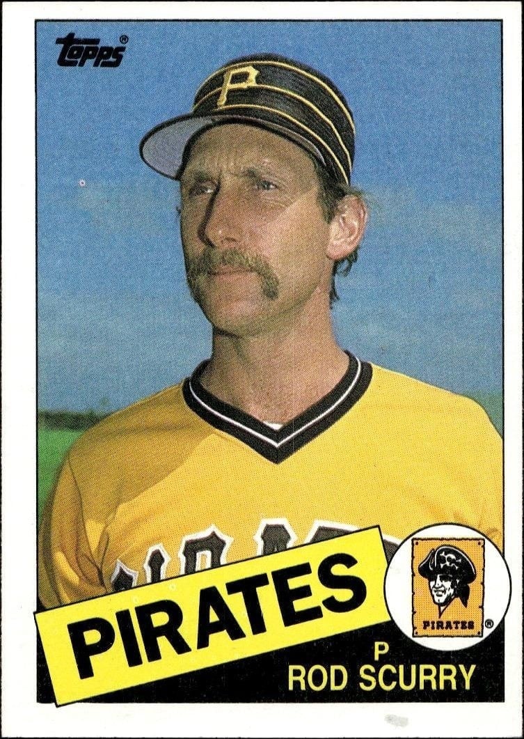 1985 Topps Rod Scurry #641 trading card