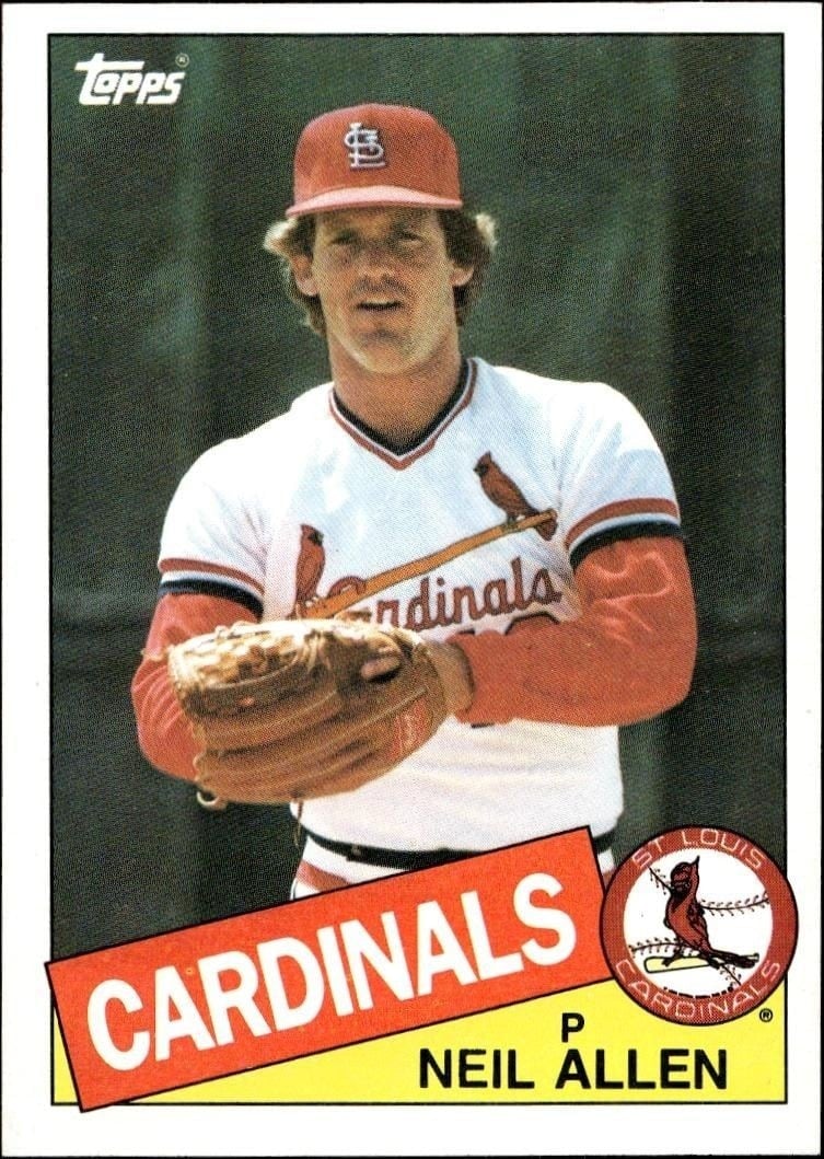 1985 Topps Neil Allen #731 trading card