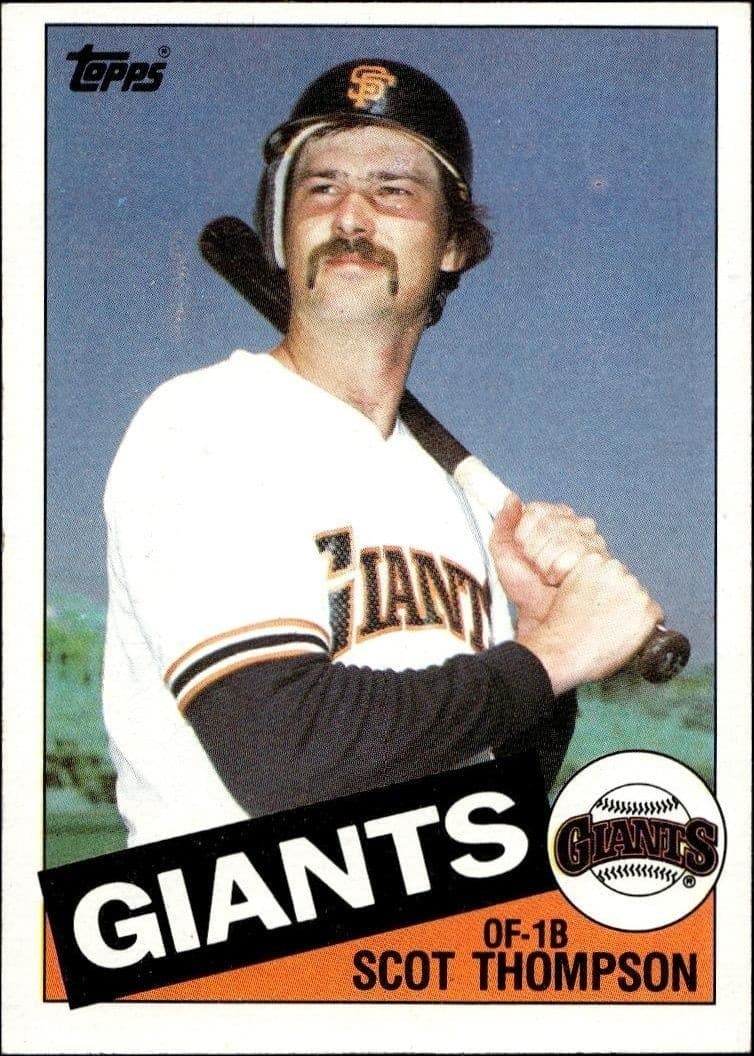 1985 Topps Scot Thompson #646 trading card