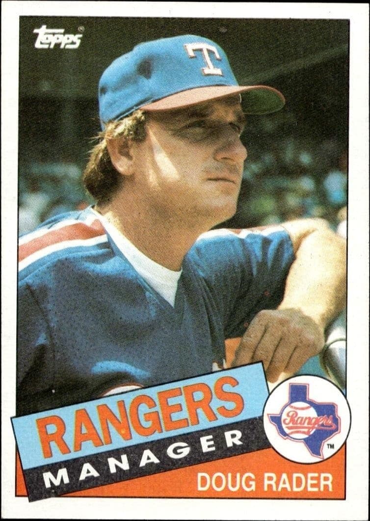 1985 Topps Doug Rader #519 trading card