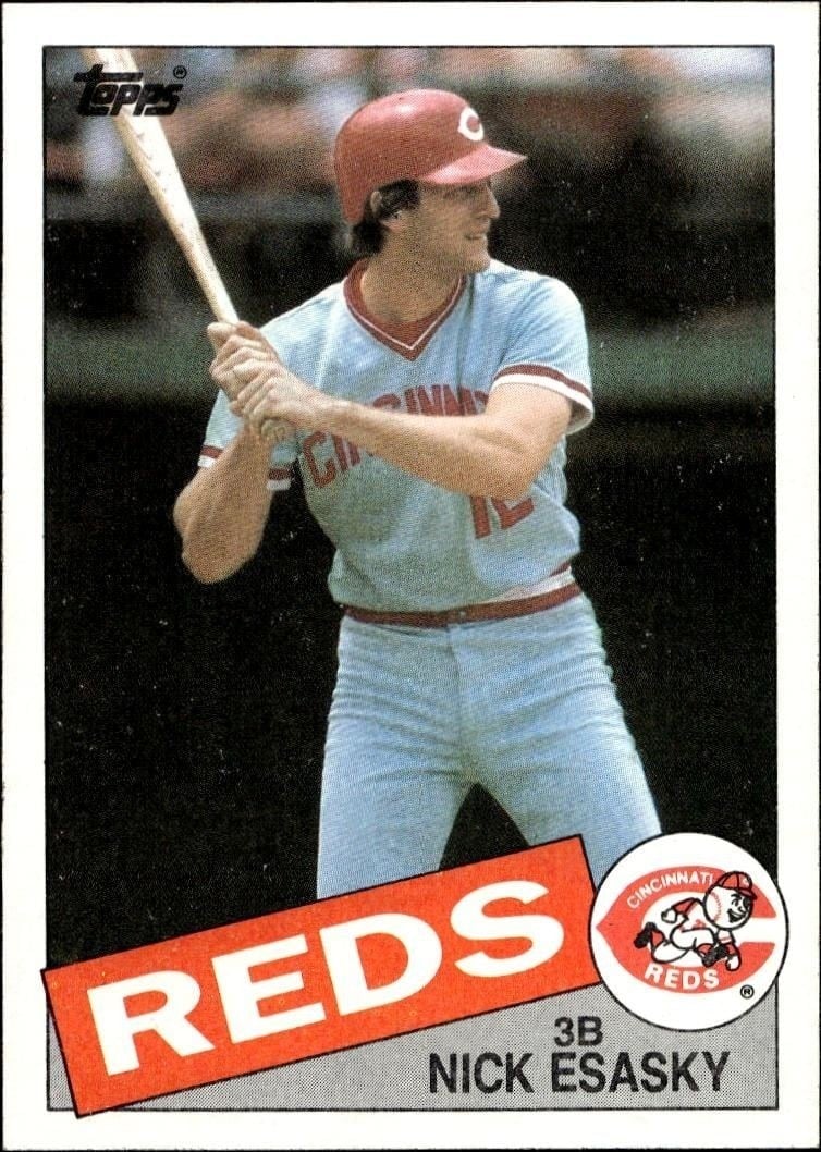 Nick Esasky 1985 Topps #779 Baseball Trading Card - Front 1985 Topps Nick Esasky #779 baseball trading card front
