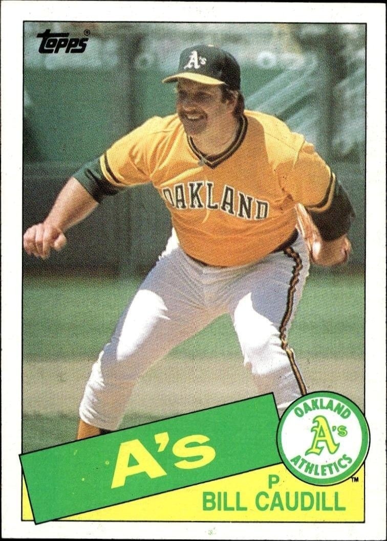 Bill Caudill 1985 Topps #685 Baseball Trading Card - Front 1985 Topps Bill Caudill #685 baseball trading card front