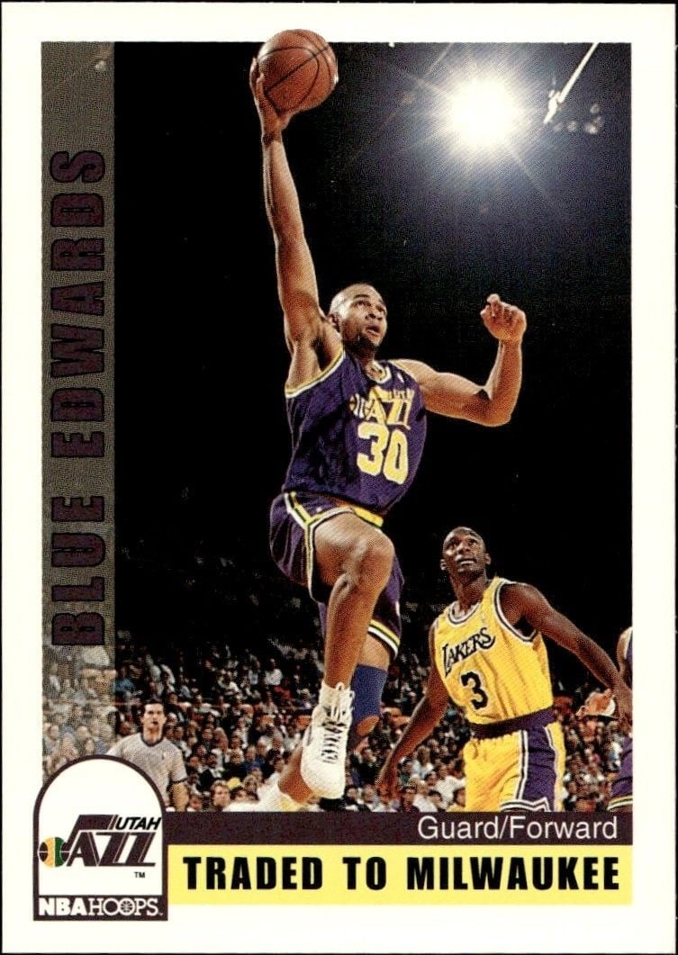 1992-93 Skybox NBA Hoops Theodore Edwards #225 trading card