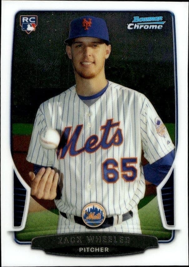 2013 Bowman Chrome Zack Wheeler #329 trading card