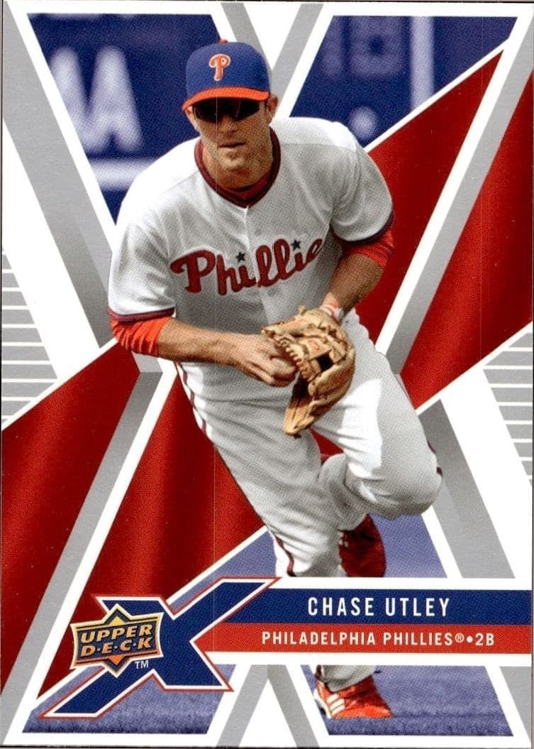 2008 Upper-Deck X Chase Utley #77 trading card