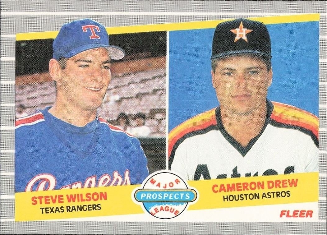 Steve Wilson 1989 Fleer #640 Baseball Trading Card - Front 1989 Fleer Steve Wilson #640 baseball trading card front