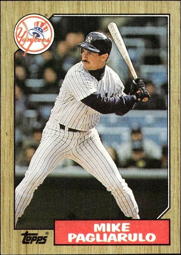 1987 Topps Mike Pagliarulo #195 trading card