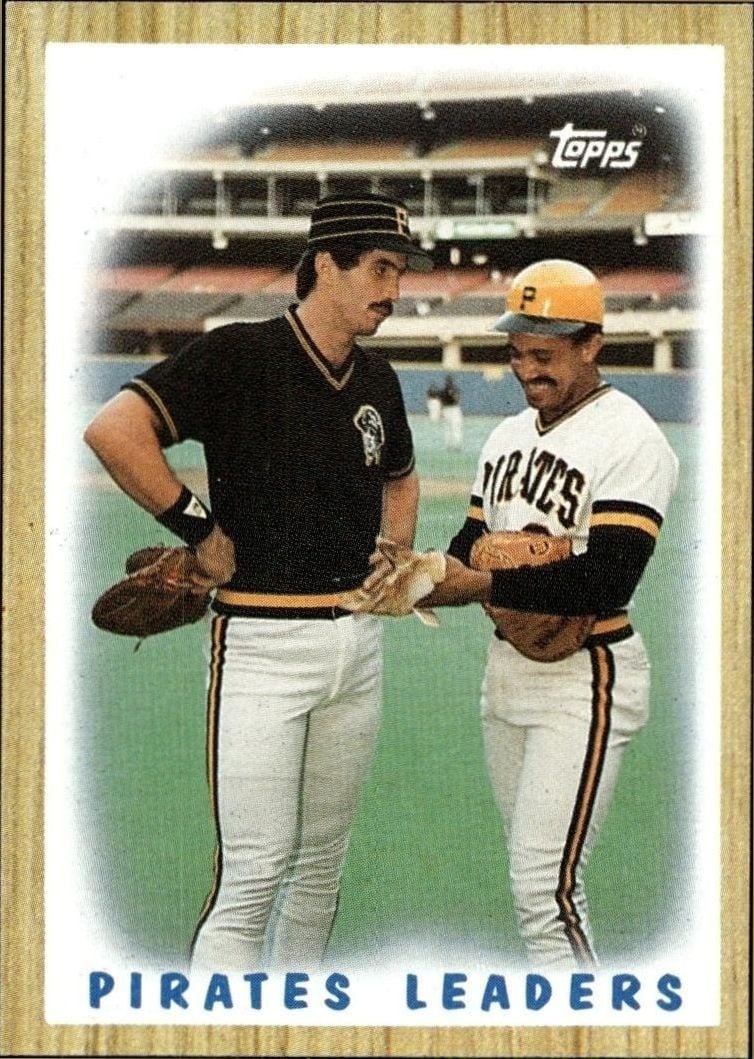 Pittsburgh Pirates 1987 Topps #131 Baseball Trading Card - Front 1987 Topps Pittsburgh Pirates #131 baseball trading card front