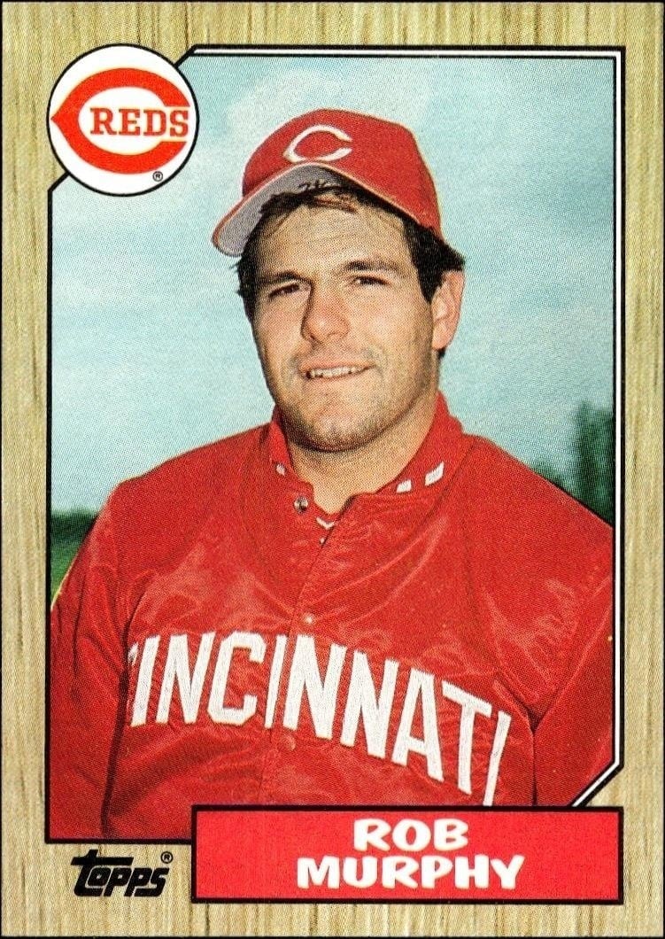 Rob Murphy 1987 Topps #82 Baseball Trading Card - Front 1987 Topps Rob Murphy #82 baseball trading card front