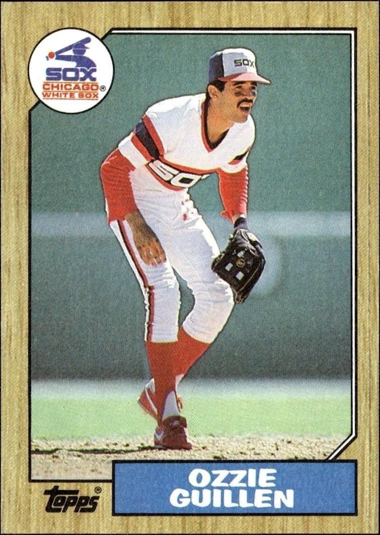 Ozzie Guillen 1987 Topps #89 Baseball Trading Card - Front 1987 Topps Ozzie Guillen #89 baseball trading card front