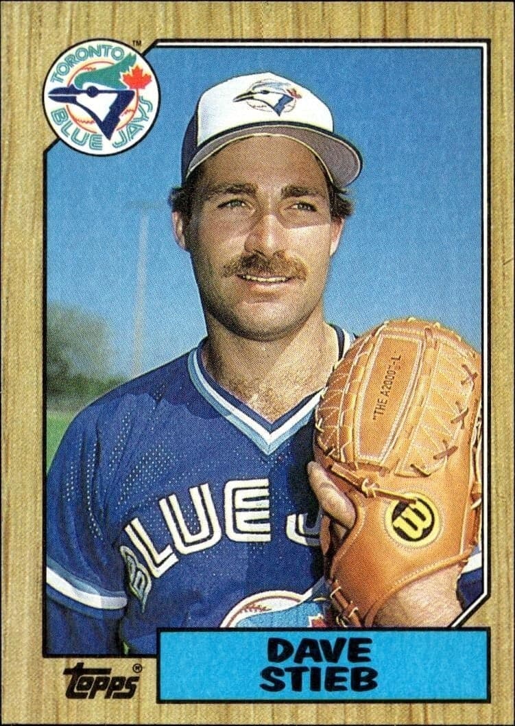 1987 Topps Dave Stieb #90 trading card