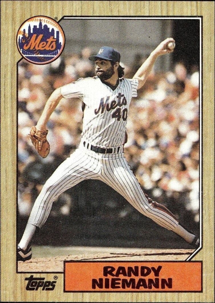 1987 Topps Randy Niemann #147 trading card