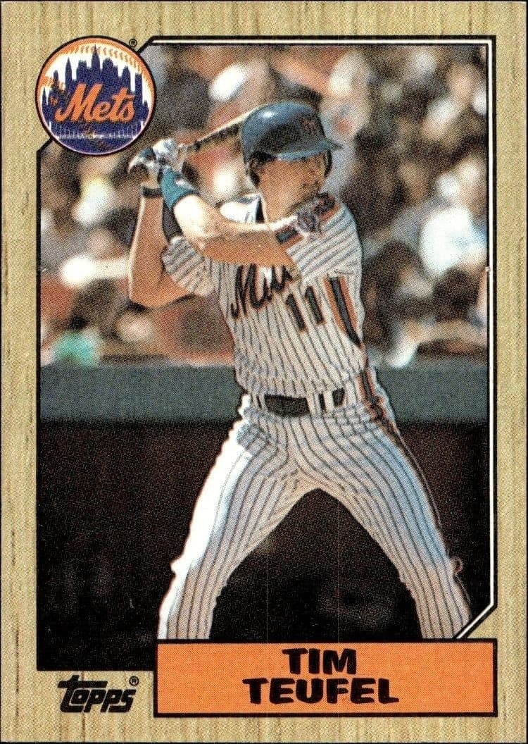 1987 Topps Tim Teufel #158 trading card