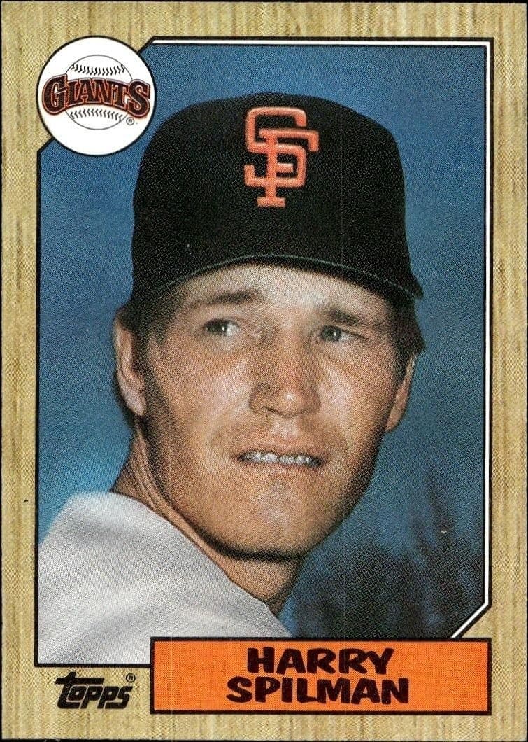 1987 Topps Harry Spilman #64 trading card