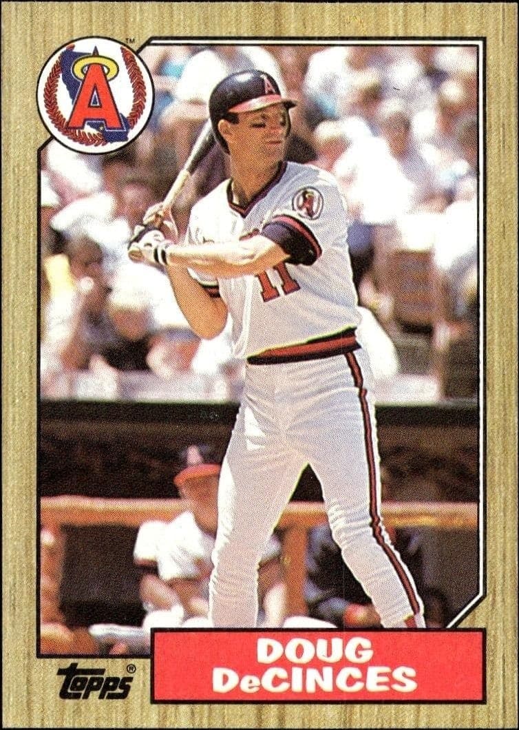 1987 Topps Doug DeCinces #22 trading card