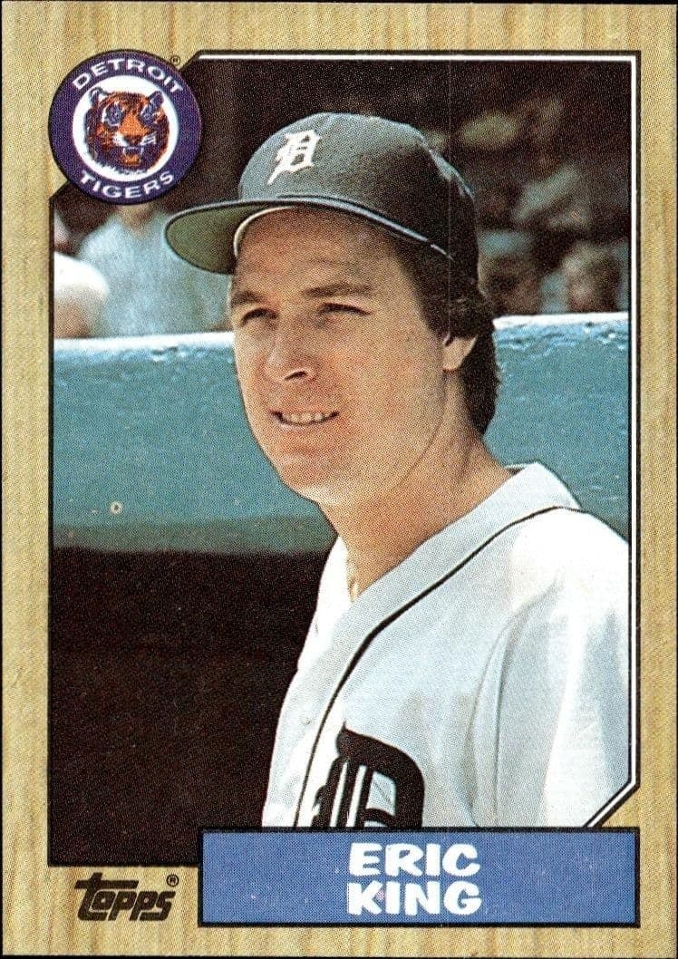 1987 Topps Eric King #36 trading card