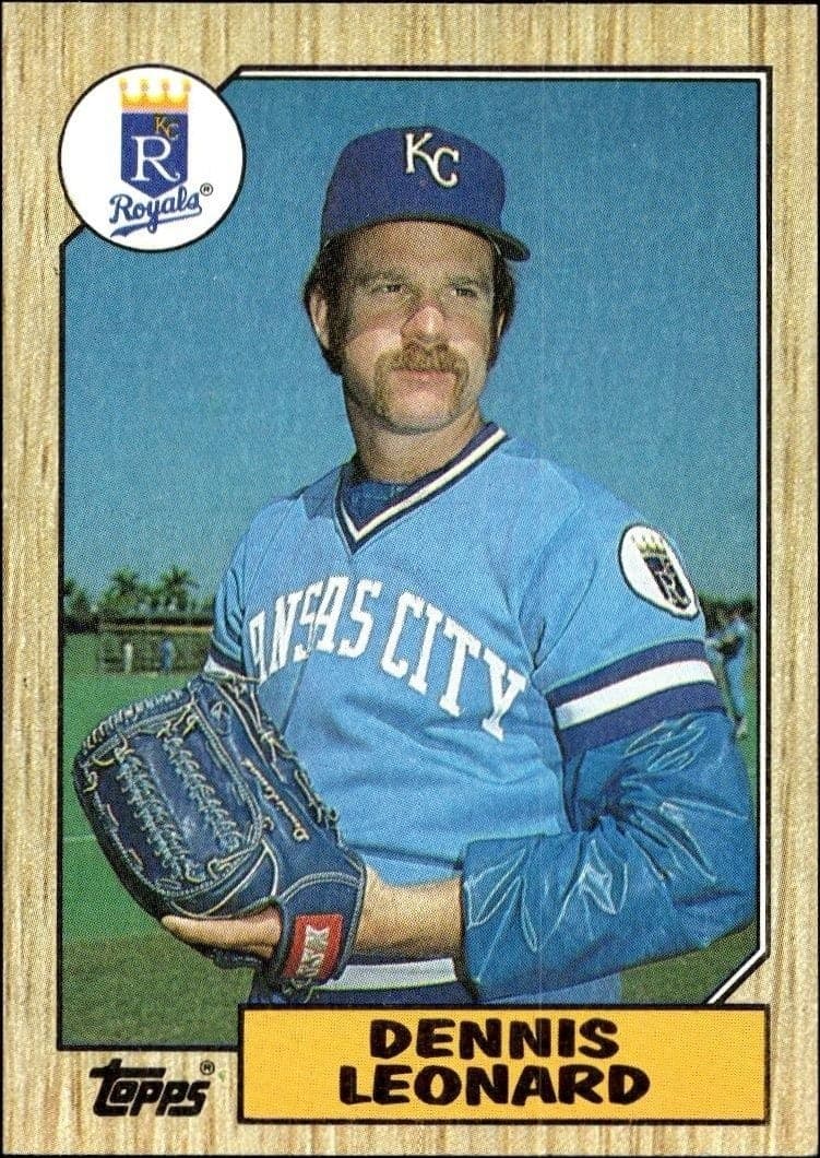1987 Topps Dennis Leonard #38 trading card