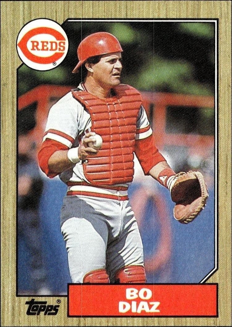 1987 Topps Bo Diaz #41 trading card