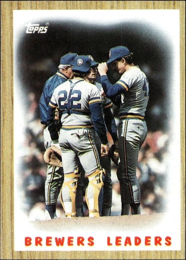 1987 Topps Milwaukee Brewers #56 trading card