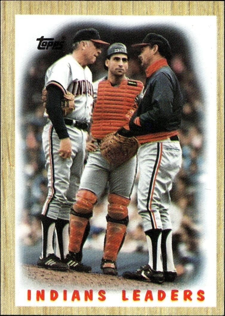 Cleveland Indians 1987 Topps #11 Baseball Trading Card - Front 1987 Topps Cleveland Indians #11 baseball trading card front