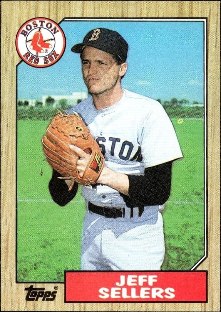 1987 Topps Jeff Sellers #12 trading card